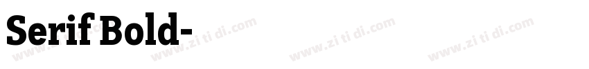 Serif Bold字体转换 Serif Bold字体转换